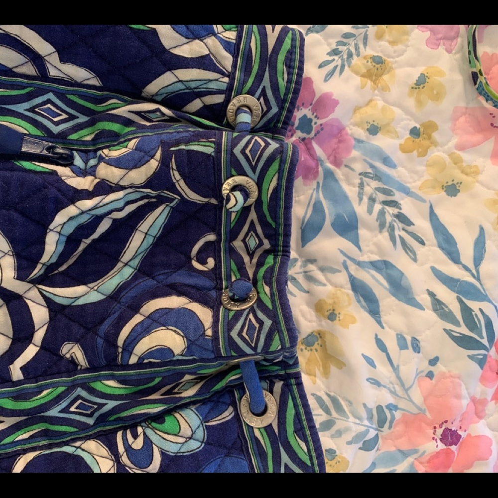 Vera Bradley Drawstring Backsack Mediterranean Blu - image 5